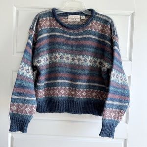 Christopher & Banks Fair Isle Nordic Y2K Sweater